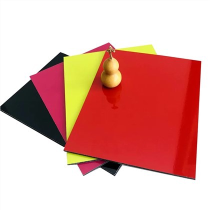 Panel Cyfansawdd Alwminiwm Lliw Pur Sglein Uchel Ar gyfer Cabinetau Cegin