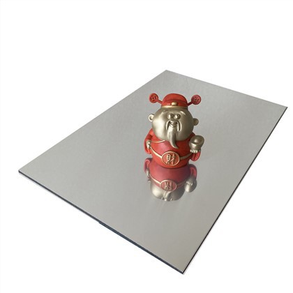 Drych Alubond ACP Taflen Alwminiwm Allanol Panel Maint Panel ACP